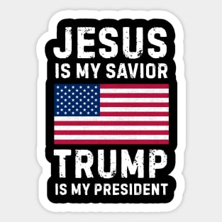 Republican-Jesus Sticker